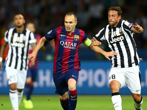 Marchisio fue el más romántico con Iniesta