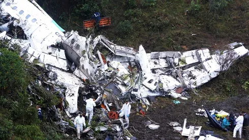 Foto del avión de Chapecoense