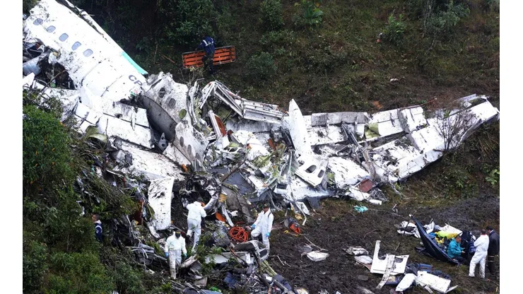 Foto del avión de Chapecoense