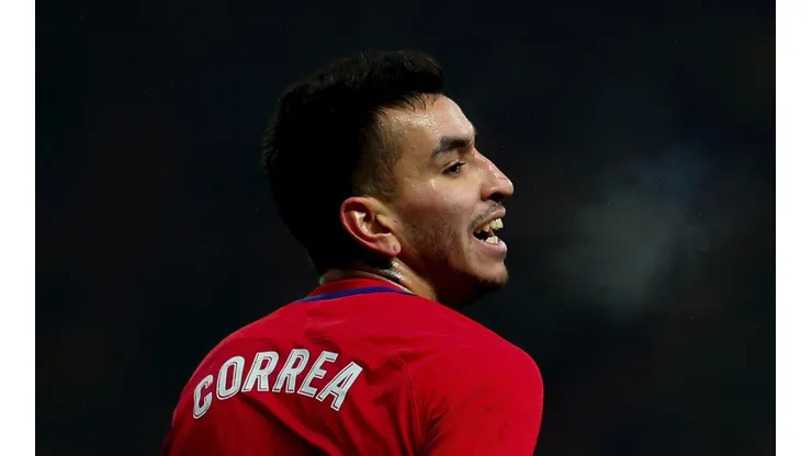 ¿DOLIÓ, ANGELITO? Correa sufrió la patada del galés.