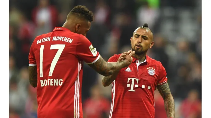 Arturo Vidal le deseó una pronta recuperación a Boateng