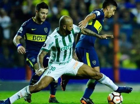 Libertadores: Nández sigue caliente y le negó el saludo a Felipe Melo