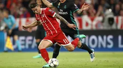 Foto de James Rodríguez ante Real Madrid.