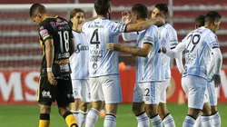 FESTEJA TODO TUCUMÁN. Atlético Tucumán jugó su mejor fútbol ante The Strongest.