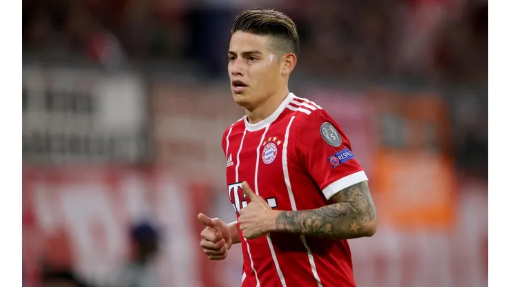 James Rodríguez, jugador de Bayern Munich.