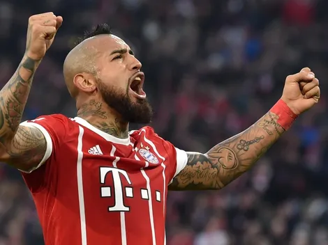 Vidal subió una foto y animó a sus compañeros