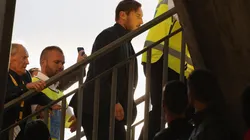 DE TRAJE. Desde esta temporada, Totti visita los estadios pero no nos deleita con su fútbol (Foto: Getty).