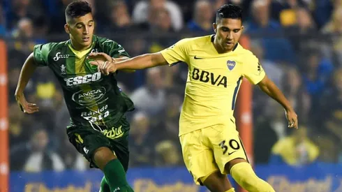 Emanuel Reynoso en la derrota ante Defensa y Justicia.