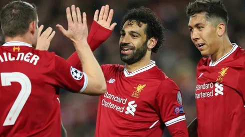 LA FIGURA. Salah marcó dos goles y dio dos asistencias en el triunfo del Liverpool.