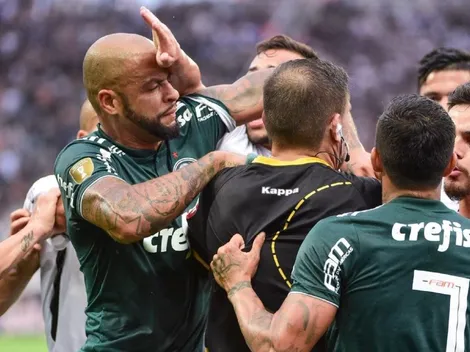 A Felipe Melo lo insultaron y se puso cara a cara con los fanáticos