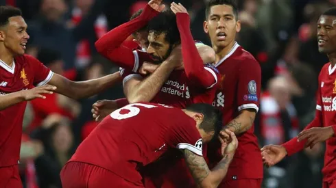 El egipcio Mohamed Salah fue la figura del partido al anotar 2 goles y participar en otros 2 más (Foto: @LFC)