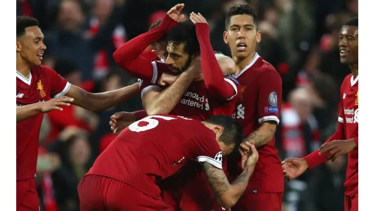 El egipcio Mohamed Salah fue la figura del partido al anotar 2 goles y participar en otros 2 más (Foto: @LFC)