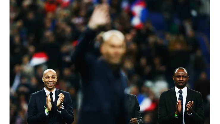 Thierry Henry, Zidane y Patrick Vieira
