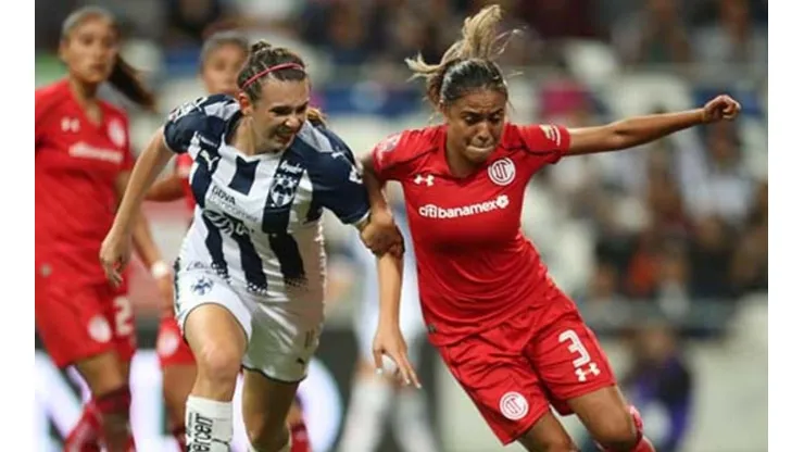 Rayadas venció con categoría a Las Diablas (Foto: Liga Femenil MX)
