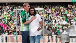 Franco Armani y René Higuita, juntos.