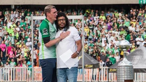 Franco Armani y René Higuita, juntos.
