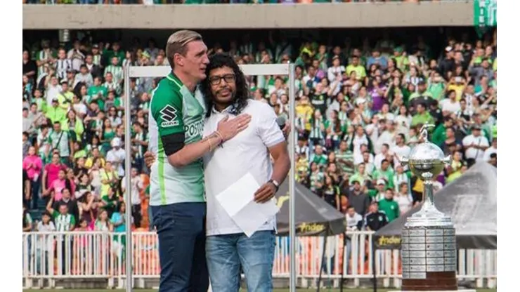 Franco Armani y René Higuita, juntos.