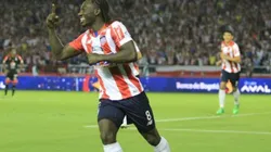 Yimmi Chará marcó uno de los tantos de Junior.