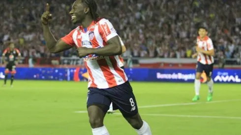 Yimmi Chará marcó uno de los tantos de Junior.