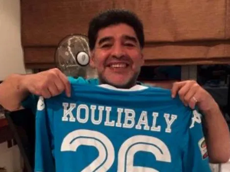 Maradona festejó la agónica victoria del Napoli ante la Juventus