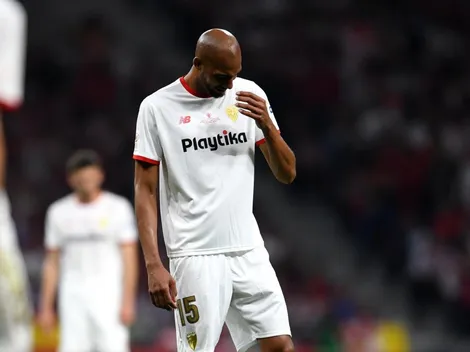N'Zonzi salió de fiesta después de la goleada contra el Barcelona