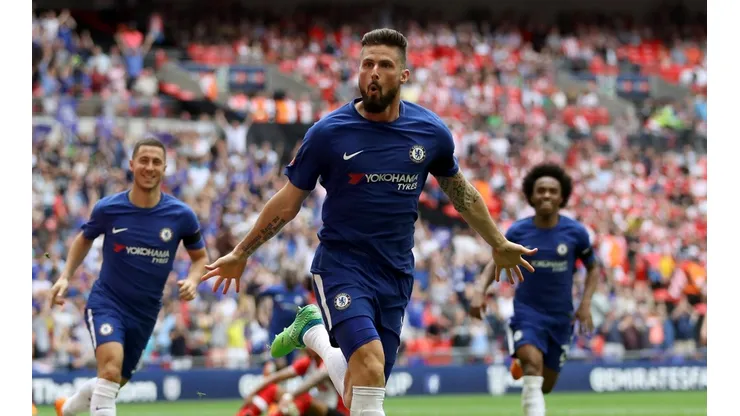LOCURA. Giroud dejó tirada a toda la defensa del Soton.