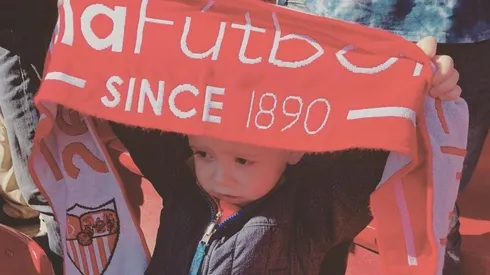 El pequeño Mateo se encargó de disfrutar toda la previa de la final