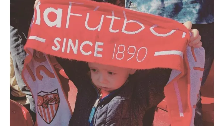 El pequeño Mateo se encargó de disfrutar toda la previa de la final