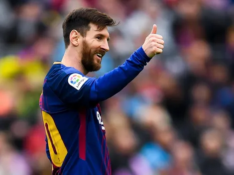 Copa del Rey: Messi casi clava un tiro libre desde la casa