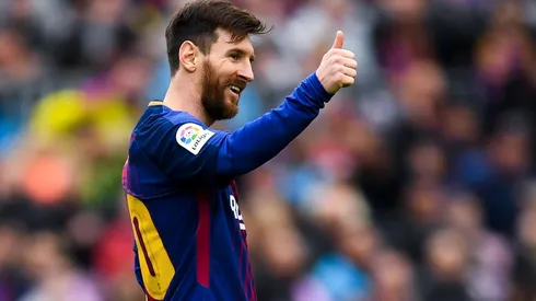 Foto de Lionel Messi, jugador de Barcelona.