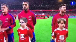 Lionel Messi y un gesto realmente sorprendente.