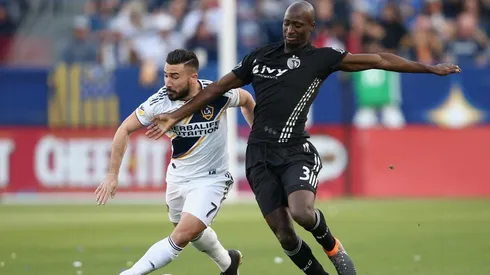 Acción de juego: Sporting Kansas City vs LA Galaxy