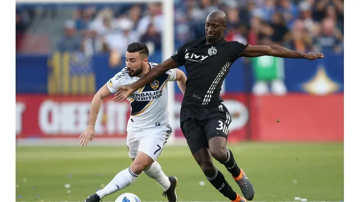 Acción de juego: Sporting Kansas City vs LA Galaxy