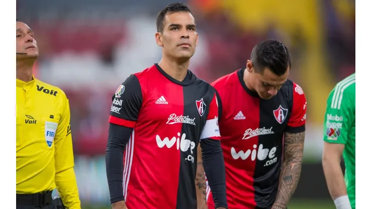 Rafael Márquez con la camiseta del Atlas.