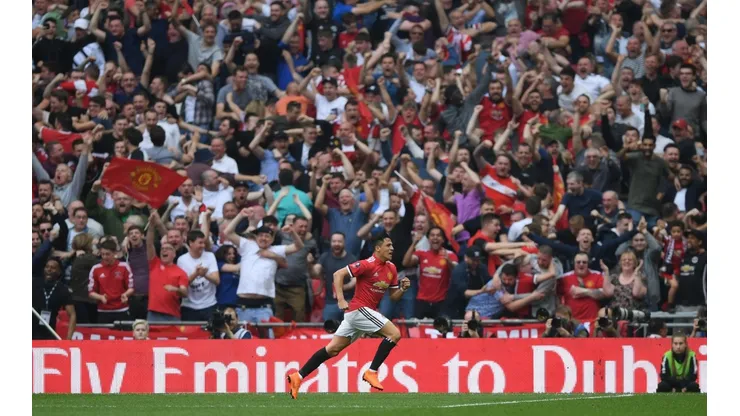 Foto de Alexis Sánchez, jugador de Manchester United.