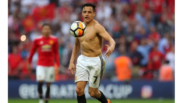 Foto de Alexis Sánchez, jugador de Manchester United