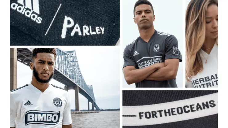 Playeras de la MLS con plástico reciclado del océano.