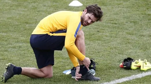 SE PREPARA PARA VOLVER. Fernando Gago podría jugar este domingo en La Bombonera contra Newell's.