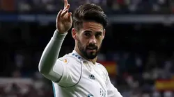 En pleno entrenamiento del Real Madrid, Isco bajó un balón imposible