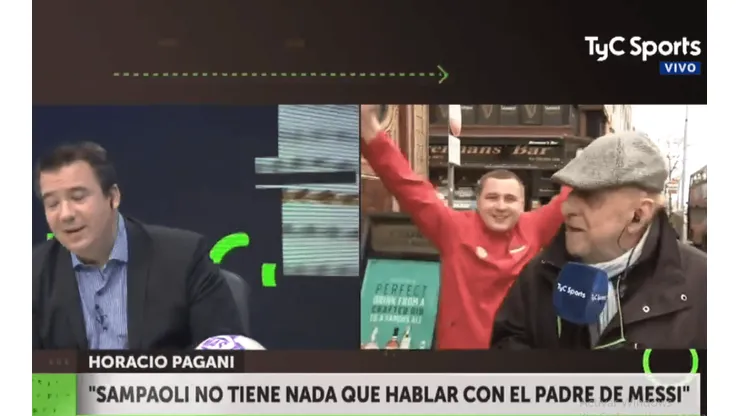 Hubo enojo y risas en el móvil de Horacio Pagani.