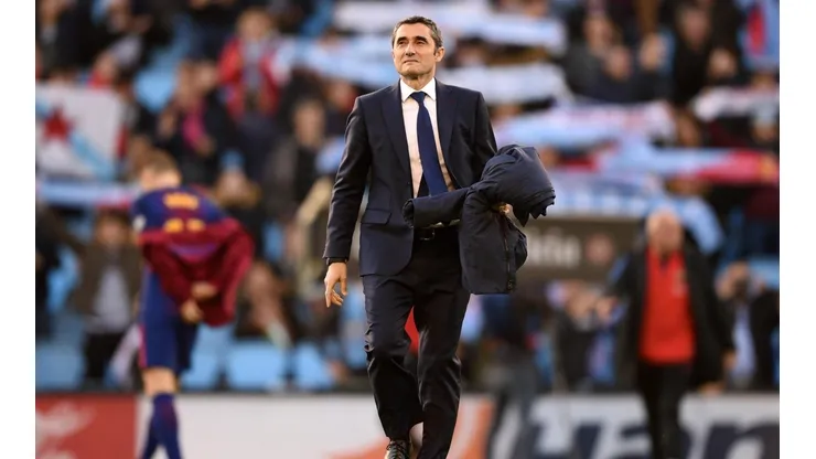 Foto de Ernesto Valverde, entrenador de Barcelona.