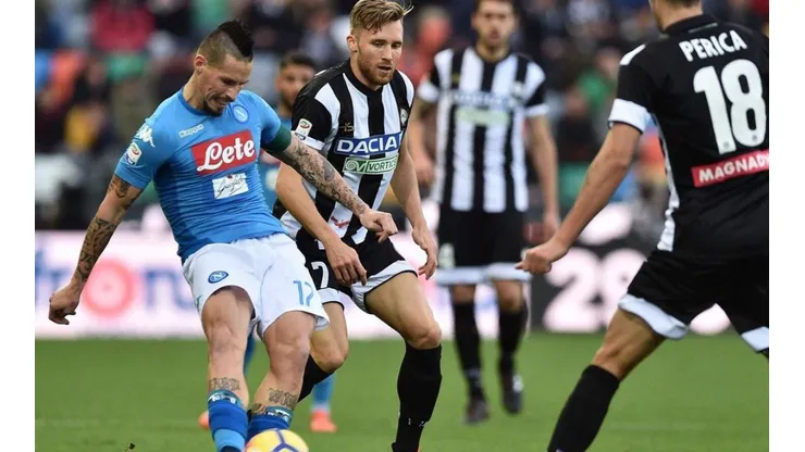 Napoli ganó sus últimos 4 partidos contra Udinese; 3 en la liga y otro en la Copa de Italia (Foto: @sscnapoliEs)