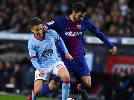 La perdió André Gomes, no cerró Yerry Mina y Celta de Vigo lo empató