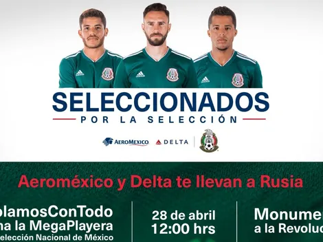 Firma la megaplayera del Tri y gana un viaje al Mundial de Rusia