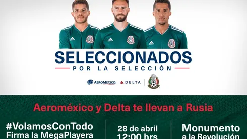 Firma la megaplayera del Tri y gana un viaje al Mundial de Rusia