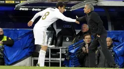 Kaká y Mourinho en Real Madrid.
