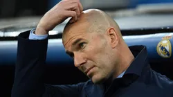 Foto de Zinedine Zidane, entrenador de Real Madrid.