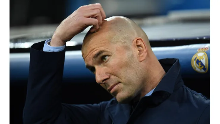Foto de Zinedine Zidane, entrenador de Real Madrid.