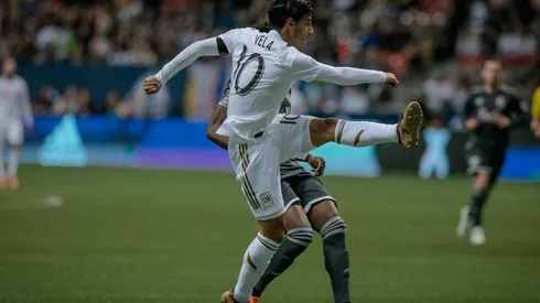 Carlos Vela en el juego de LACF vs WhiteCaps