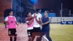 TENSIÓN. El agresor se fue expulsado.